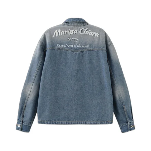 Long-Sleeved Denim Jacket