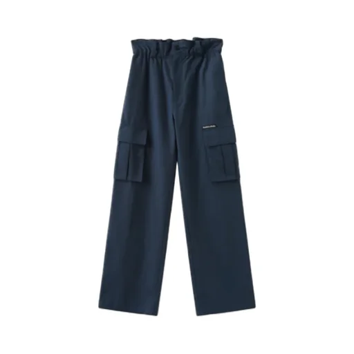 Drawstring Wide-Leg Pants