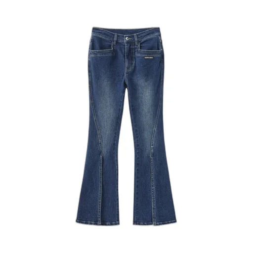 Front Slit Jeans