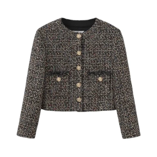Crew Neck Casual Jacket