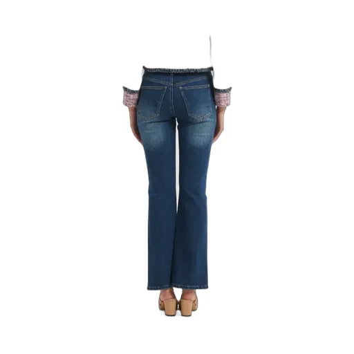 Front Slit Jeans