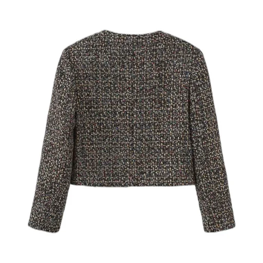 Crew Neck Casual Jacket