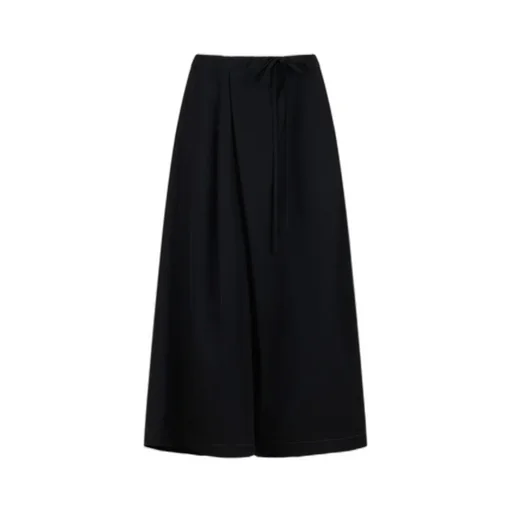 Pleated Cropped Trousers