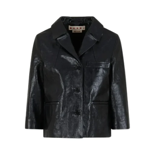 Shiny Leather Jacket