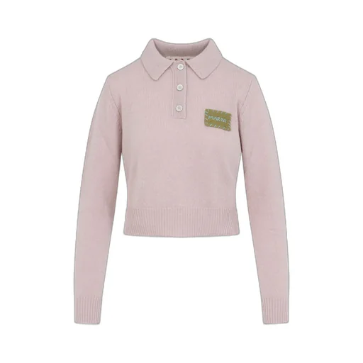 Button Logo-Appliqué Polo Top