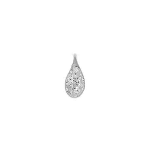 Teardrop-Shaped Pendant Necklace