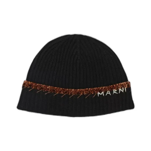 Logo Embroidered Knitted Beanie