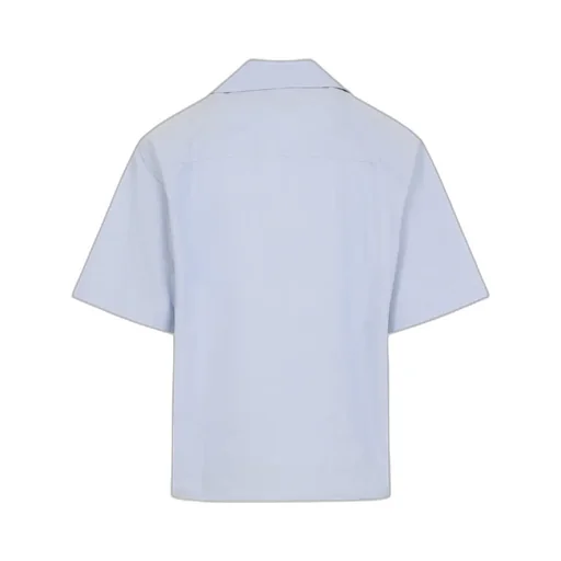 Short Sleeved Logo-Embroidered Shirt