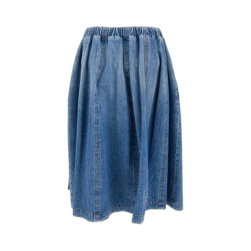 Appliqué-Detail Midi Skirt
