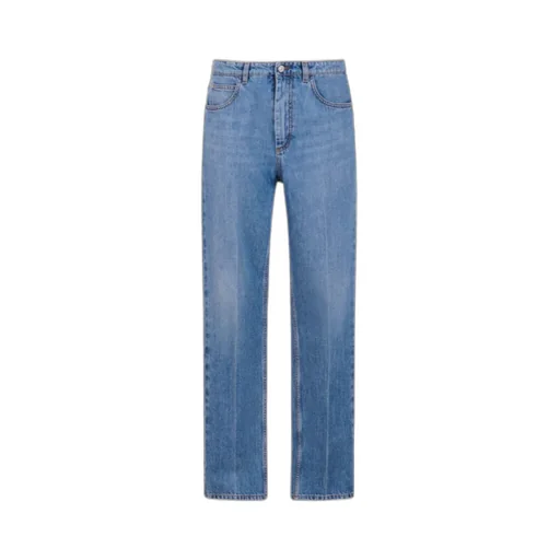 Straight Leg Denim Jeans