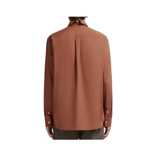 Cotton Poplin Shirt With Marni Mending Logo