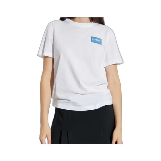 Logo Applique Crewneck T-Shirt