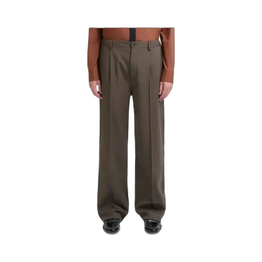 Straight-Leg Trousers