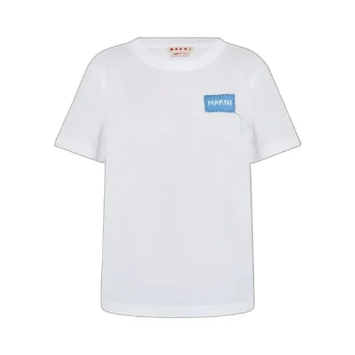 Logo Applique Crewneck T-Shirt