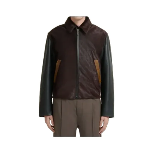 Zipped Leather Jacket