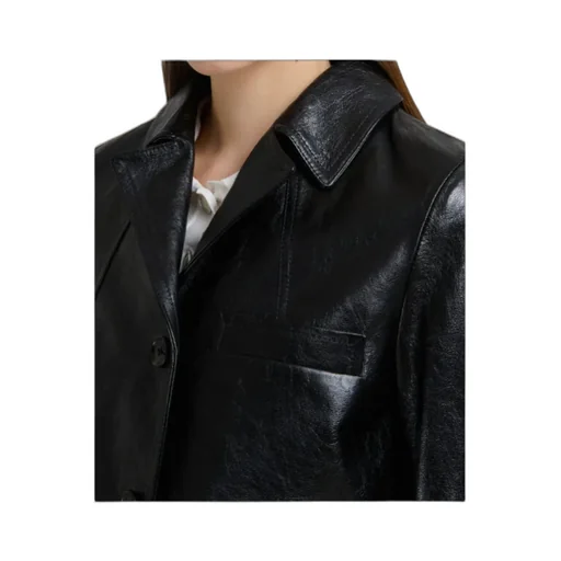 Shiny Leather Jacket