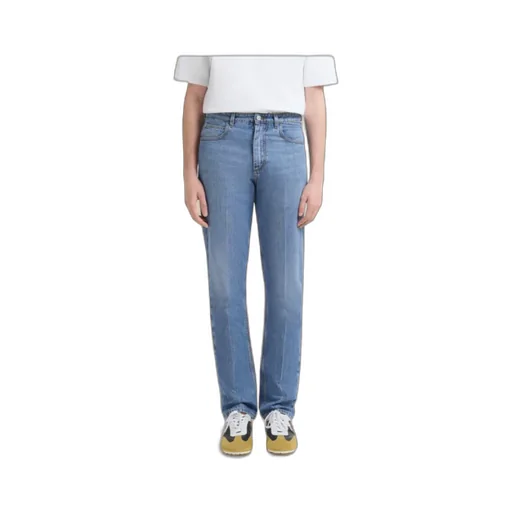 Straight Leg Denim Jeans