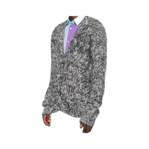 Alpaca Wool-Blend Cardigan