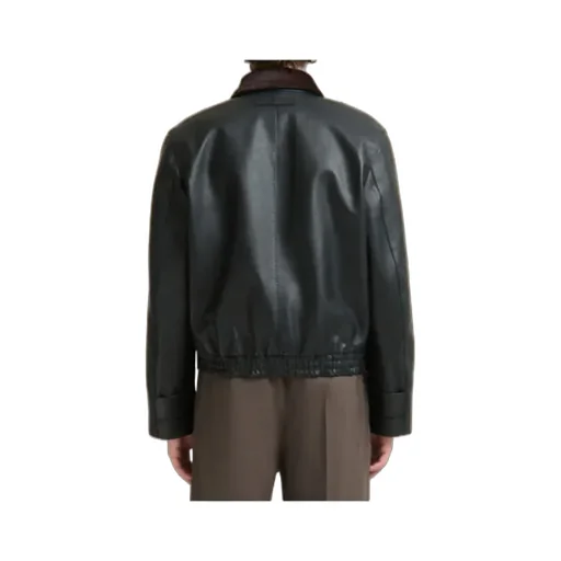 Zipped Leather Jacket