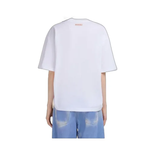 Organic Cotton T-Shirt With Shirred Detail