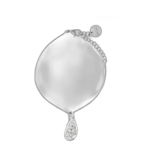 Logo Plaque Embellished Bracelet