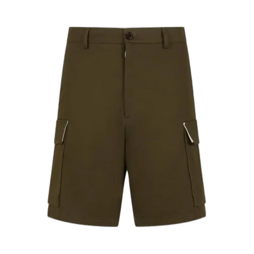 Gabardine Cargo Shorts