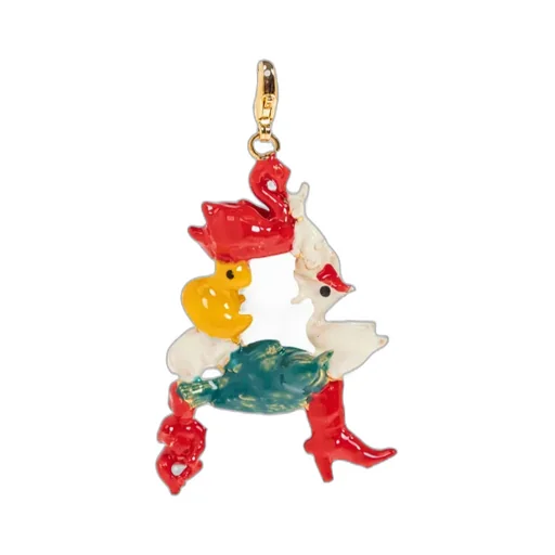 Enamel Duck Pendant