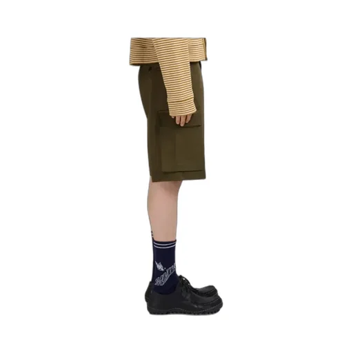 Gabardine Cargo Shorts