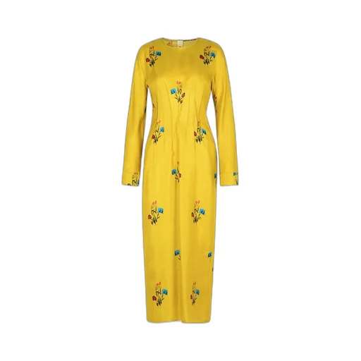 Mustard Midi Dress