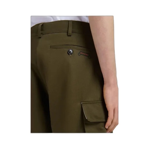 Gabardine Cargo Shorts