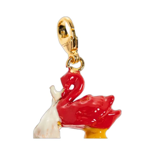 Enamel Duck Pendant