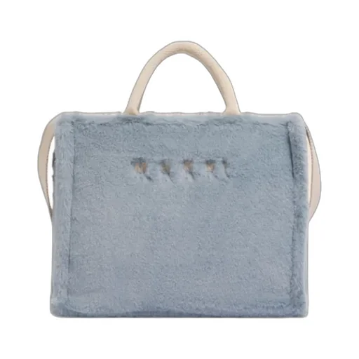 Faux Fur Basket Shopper