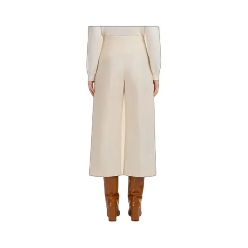 Cotton Cady Cropped Trousers