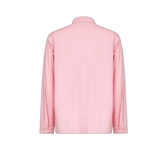 Logo-Printed Long-Sleeved Zipped Shirt