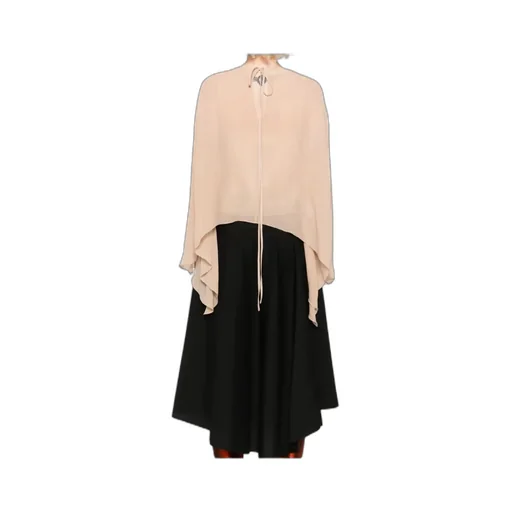 Asymmetric-Draped Blouse