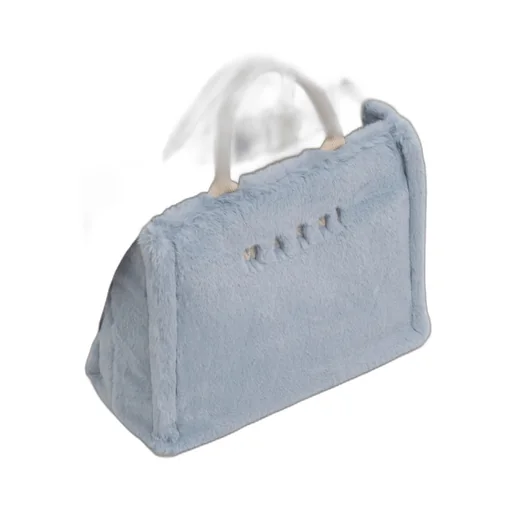 Faux Fur Basket Shopper