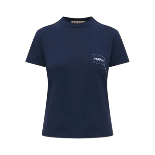 Embroidered Camellia T-Shirt