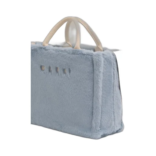 Faux Fur Basket Shopper
