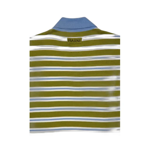 Striped Wool Polo Shirt