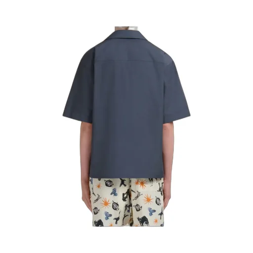 Organic Cotton Poplin Bowling Shirt