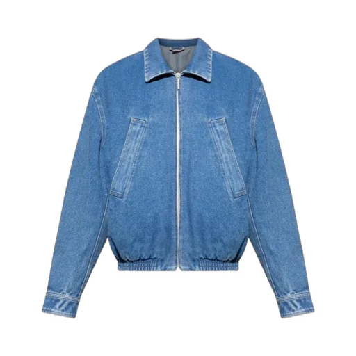 Denim Logo-Print Jacket