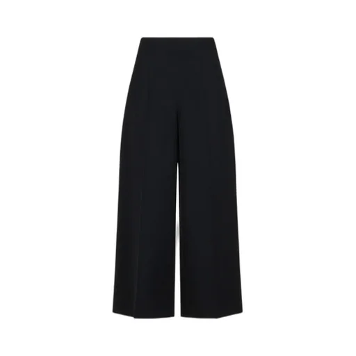 Virgin Wool High-Waisted Trousers