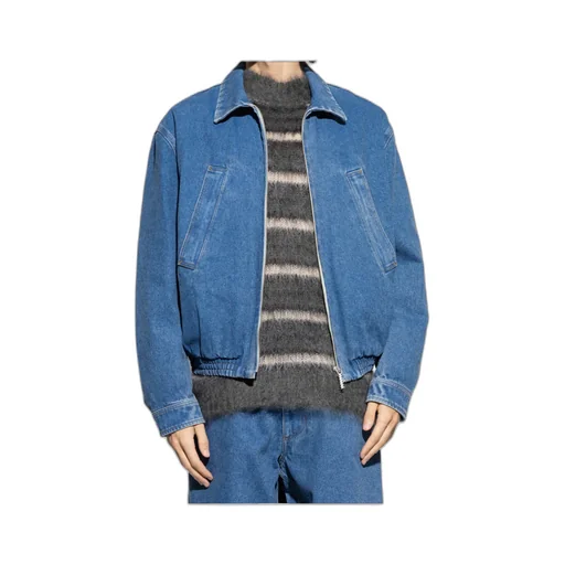 Denim Logo-Print Jacket