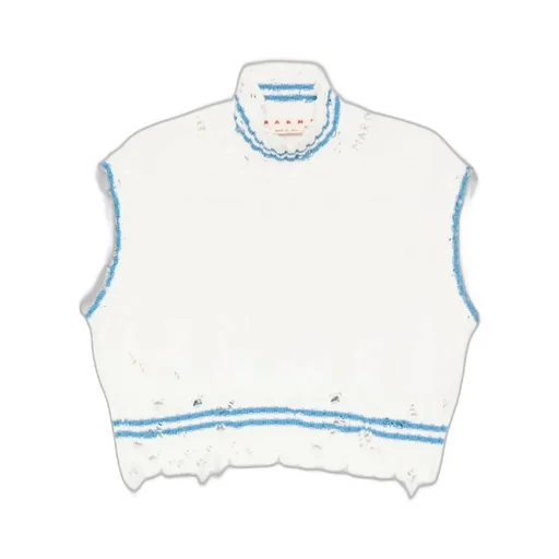 Frayed-Hem Sleeveless Top