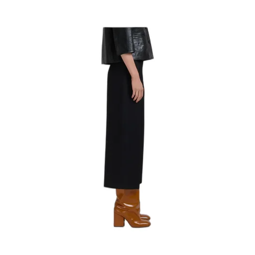 Virgin Wool High-Waisted Trousers