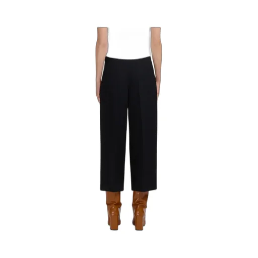 Virgin Wool High-Waisted Trousers