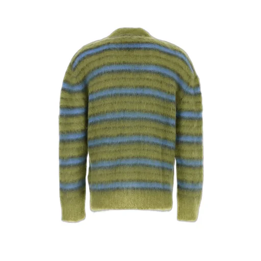 Striped Mohair Cardigan