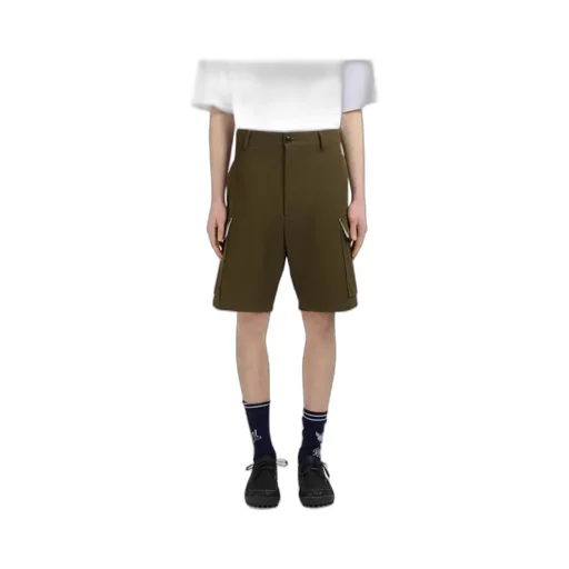 Gabardine Cargo Shorts