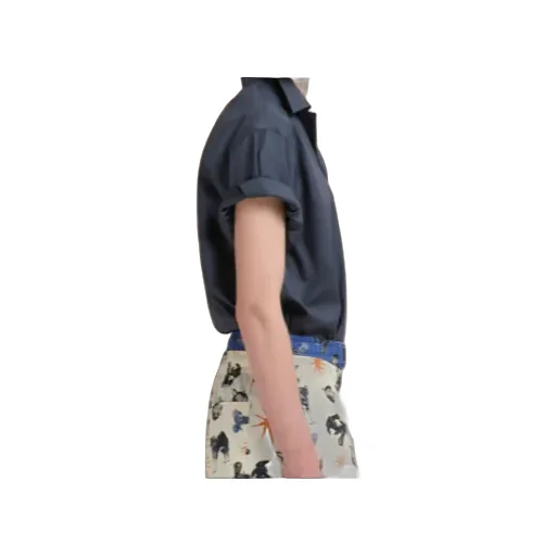 Organic Cotton Poplin Bowling Shirt