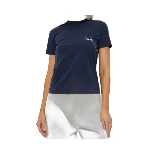 Embroidered Camellia T-Shirt